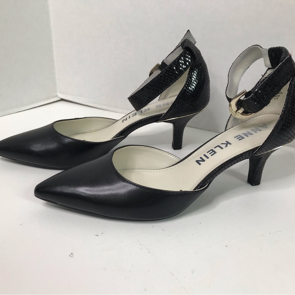 Ann Klein Ankle Strap High Heels Dress Shoes 8 1/2